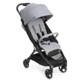 Produktbild: Chicco We Kinderwagen, faltbar, ultraleicht, ab Geburt bis 22 kg, Reise-Kinderwagen, ultra-kompakter, neigbar, EinHand-Verschluss, gepolsterte Schultergurte, Tasche und Regenschutz, Grau