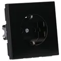 Produktbild: Jung LS1520KISW SCHUKO Steckdose mit erhöhtem Berührungsschutz Schwarz Serie LS