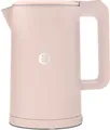 Produktbild: Balter Wasserkocher Edelstahl WK-4, 1,7 Liter, elektrischer Wasserkocher, Doppelwand Design, BPA frei, LED, kabellos, Teekocher Kompakt, Pink