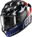 Produktbild: Shark Skwal i3 US Flag Helm, schwarz/weiß/rot/blau, XS (53/54)