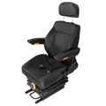 Produktbild: Universal Traktorsitz Traktor Sitz mit Kopfstütze Gurt + Armlehne Feder Dämpfer