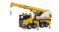 Produktbild: bruder 03571 - Scania Super 560R Liebherr Kran LKW mit Light & Sound Modul - 1:16 Fahrzeuge, Baufahrzeug, Kranwagen, Lastwagen, Spielzeug ab 4 Jahre
