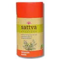 Produktbild: Sattva Ayurveda Natürliche Haarfarbe - Henna Haarfarbe für Allergiker - Bio Pflanzenhaarfarbe für Naturhaarfarbe, Volumen und Glanz - Doppelte Portion- ECOCERT (Mahogany, 150)
