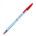 Produktbild: Stift Bic Cristal Soft Rot Durchsichtig 1-2 mm 50 Stücke (50 Stück)