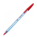 Produktbild: Stift Bic Cristal Soft Rot Durchsichtig 1-2 mm 50 Stücke [50 Stück]
