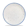 Produktbild: Churchill Stonecast HINTS Indigo Blue Coupe Plate Porzellan Teller 21,7 cm