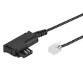 Produktbild: VIVANCO Telefon Anschlusskabel, TAE-F-Stecker auf RJ11-Stecker #26799835