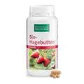 Produktbild: Sanct Bernhard Bio-Hagebutten-Kapseln | 500 mg Hagebuttenpulver pro Kapsel | aus kontrolliert biologischem Anbau | 240 Kapseln
