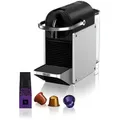 Produktbild: Nespresso De'Longhi Pixie EN127.S Kapselmaschine | 19 Bar | 1260W | Silber - Silber