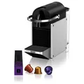 Produktbild: DeLonghi Kaffeemaschine Nespresso Pixie EN127.BL *silber/schwarz* 0132193834