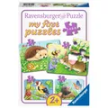 Produktbild: Ravensburger Kinderpuzzle - 06952 Süße Gartenbewohner - my first puzzle mit 2,4,