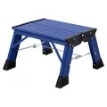 Produktbild: KRAUSE Klapptritt MONTO Treppy Plusline blau 1 Stufe, H: 20,0 cm