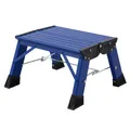 Produktbild: KRAUSE Klapptritt MONTO Treppy Plusline blau 1 Stufe, H: 20,0 cm