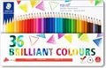 Produktbild: STAEDTLER 36 Buntstifte ergo soft, Malstifte in brillanten Farben im Metalletui