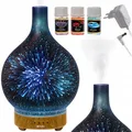 Produktbild: Ultrasonic Aroma Diffuser LED Lamp 200ml + 3 Oils