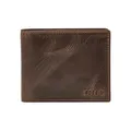 Produktbild: Fossil Geldbörse für Herren Derrick, Leder Bifold Dunkelbraun L 12,4 cm, B 0,5 cm, H 8,9 cm ML3771201