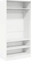 Produktbild: vidaXL Kleiderschrank Weiß 100×50×200 cm Holzwerkstoff