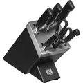 Produktbild: ZWILLING Four Star - Set Messerblock und Messer - 7 Stck. - Schwarz
