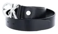 Produktbild: Calvin Klein Damen Gürtel CK LOGO BELT 3.5CM K60K602141, Gr. 95, Schwarz (Black 001)