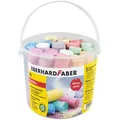 Produktbild: Eberhard-Faber Kreide Glitzer, 526520, 20 Stück, Straßenkreide, im Eimer, rund, bunt