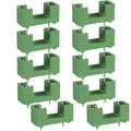 Produktbild: WITTKOWARE 10x Sicherungshalter für Leiterplatten-Printmontage, 5x20mm, Rastermaß 15mm, max. 10A/250V~