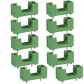 Produktbild: 10x Platinen-Sicherungshalter für Feinsicherung 5x20mm RM15 10A/250V, PCB