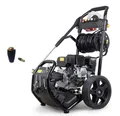 Produktbild: Benzin Hochdruckreiniger 170 bar + Dreckfräse Flächenreiniger Terrassenreiniger