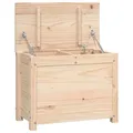 Produktbild: vidaXL Truhe, Aufbewahrungsbox mit viel Stauraum, Aufbewahrungstruhe mit Deckel mit Gasdruckfeder, Werkzeugkasten Holzbox Holztruhe, Massivholz Kiefer