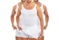 Produktbild: HERMKO Unterhemd 3007 (Pack, 3er) 100 % BIO-Baumwolle extralanges Tank Top (10 cm) hergestellt in EU