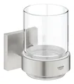 Produktbild: Grohe Start Cube Kristallglas mit Halter - Supersteel - 41097DC0