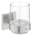 Produktbild: Grohe Start Cube Kristallglas mit Halter - Supersteel - 41097DC0