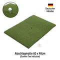 Produktbild: Golf Schlagmatte Übungsmatte 60 x 40cm - Trainingshilfe Abschlagmatte Tee inkl.