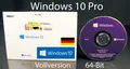 Produktbild: Microsoft Windows 10 Pro Vollversion SB 64-Bit mit Hologramm-DVD DE OVP NEU
