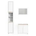 Produktbild: Badmöbel-Set Vicco Emma 3 Teile, mit Hochschrank