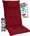 Produktbild: Gardisun Auflagekissen Gartenstuhlauflagen Polyester 6cm Dick, (1 St., 1 er Set), integriertes Kopfpolster