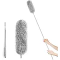 Produktbild: Teleskop-staubwedel, Ausziehbar Bis 250 Cm, Herausnehmbarer Mikrofaser-innenschuh, Edelstahlgriff, Grau