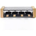 Produktbild: H.Koenig Raclette WOD8 Raclette-Grill für 8 Personen in Holz-Optik, 1200 W