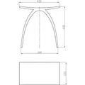 Produktbild: Luxus-Badhocker PB4001 - Mineralguss - 43 x 43 x 23,5 cm
