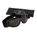 Produktbild: PiWear Black Hills SM Motorrad Brille dunkel getönt mit Band, smoke 