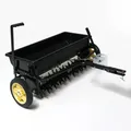 Produktbild: Dema Anhänger Rasenlüfter Rasenbelüfter Vertikutierer Aerifizierer mit Streuwagen 94117