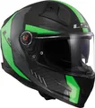 Produktbild: Integralhelm LS2 FF811 VECTOR II CARBON Grid Undurchsichtiges Fluo Grün größe 3XL