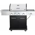 Produktbild: ALLGRILL ELEGANCE schwarz - 3 Brenner + Steakzone + Seitenkocher
