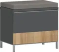 Produktbild: Places of Style Schuhbank Onyx (H/B/T):50,5/55,6/35,2cm), mit Sitzkissen