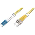 Produktbild: Digitus LWL Patchkabel LC zu ST OS2 Singlemode 09/125 Duplex Länge 2m (2 m) (DK-2931-02)