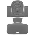 Produktbild: Hauck Hochstuhleinlage Highchair Baby Seat Pad, Dunkelgrau, Textil, 3-teilig, Struktur, Füllung: Polyester, 46x2x24 cm, Klettverschluss, abwaschbar, schadstofffrei, Babymöbel, Hochstühle & Zubehör, Hochstuhlzubehör, Hochstuhleinlagen