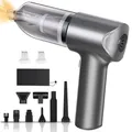 Produktbild: Handstaubsauger, 22000Pa Mini Akku Staubsauger Kabellos 4-in-1 Autostaubsauger mit 8 Aufsätzen, 6000mAh Akku & waschbarem HEPA-Filter, für Auto, Küche, Büro, Haus, Tierhaare, Sofa, Tastaturen