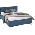 Produktbild: Stylife Polsterbett Cool, Blau, Textil, Eukalyptusholz, 140x200 cm, Reach, gepolstertes Kopfteil, Stoffauswahl, in verschiedenen Größen erhältlich, Schlafzimmer, Betten, Polsterbetten