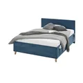 Produktbild: Polsterbett in Cord Cool , blau , Maße (cm): B: 150 H: 90
