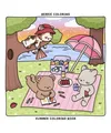 Produktbild: Berrie Coloring Summer: Cute and Cozy Coloring Book for Kids & Adults Featuring