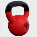 Produktbild: GORILLA SPORTS Kettlebell 2 - 32 kg, Gusseisen Kugelhantel mit Neoprenbeschichtung, Kraftraining rot|schwarz